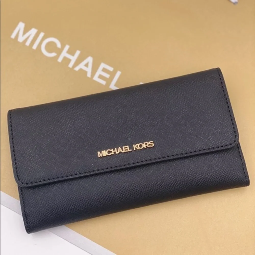 Michael Kors Trifold Wallet Black